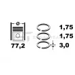 Jeu de segments de pistons ET ENGINETEAM R4001700 - Visuel 2