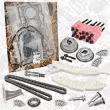 Kit de distribution par chaîne ET ENGINETEAM RS0050VR2 - Visuel 1