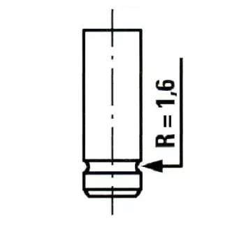 Soupape d'émission ET ENGINETEAM VE0002