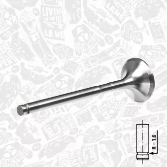 Soupape d'émission ET ENGINETEAM VE0026