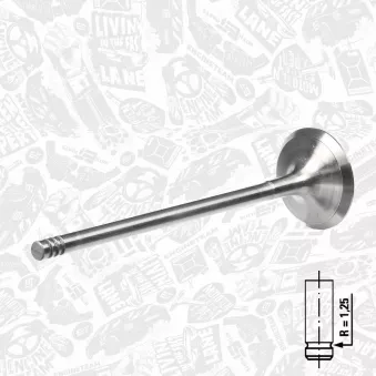Soupape d'émission ET ENGINETEAM VE0042