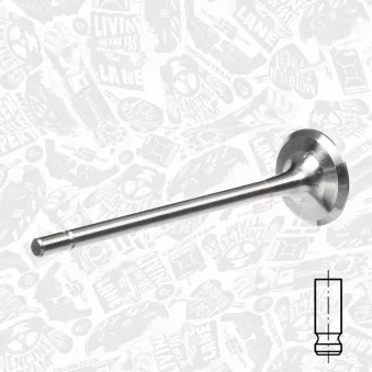 Soupape d'émission ET ENGINETEAM VE0048