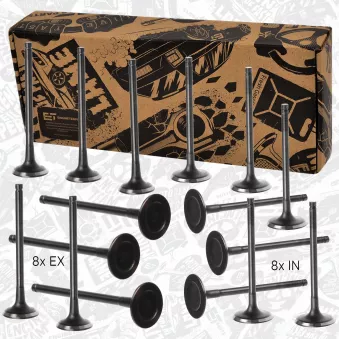 Kit de soupapes, soupapes d'admission/d'échappement ET ENGINETEAM VS0019