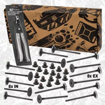 Kit de soupapes, soupapes d'admission/d'échappement ET ENGINETEAM VS0027VR1