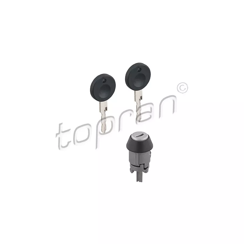 Cylindre de fermeture, serrure de contact d'allumage TOPRAN 102 926