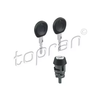 Cylindre de fermeture, serrure de contact d'allumage TOPRAN 103 112