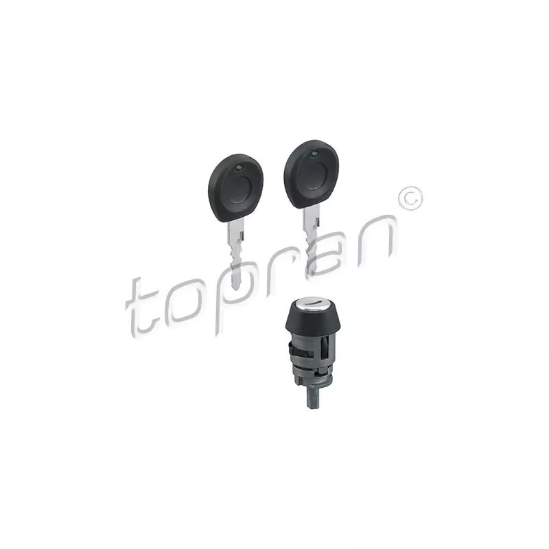 Cylindre de fermeture, serrure de contact d'allumage TOPRAN 103 112