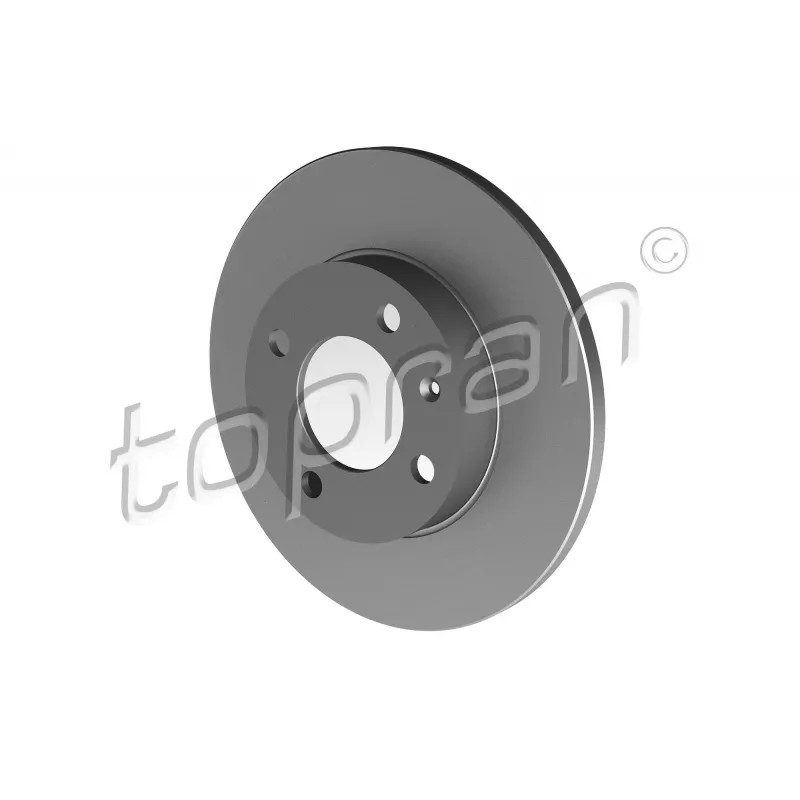 Jeu de 2 disques de frein avant TOPRAN 103 406