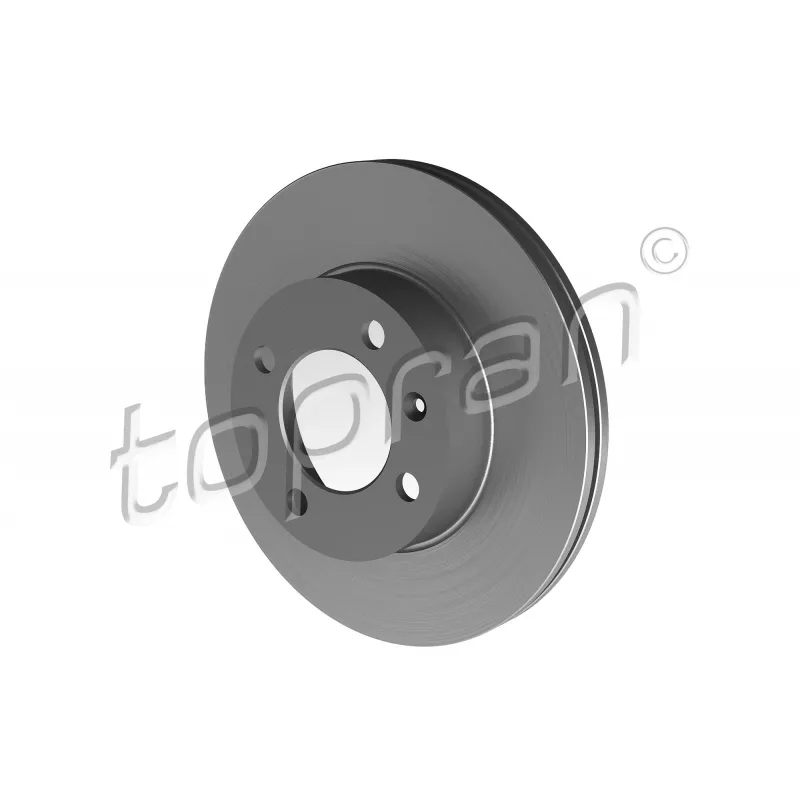 Jeu de 2 disques de frein avant TOPRAN 103 407