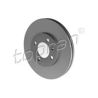 Jeu de 2 disques de frein avant TOPRAN 103 408