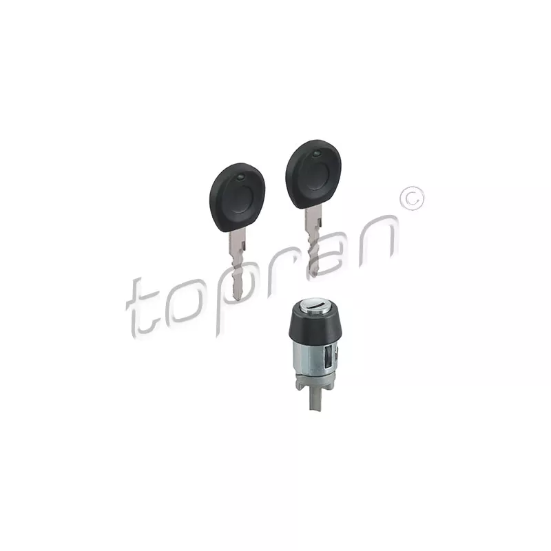 Cylindre de fermeture, serrure de contact d'allumage TOPRAN 103 560
