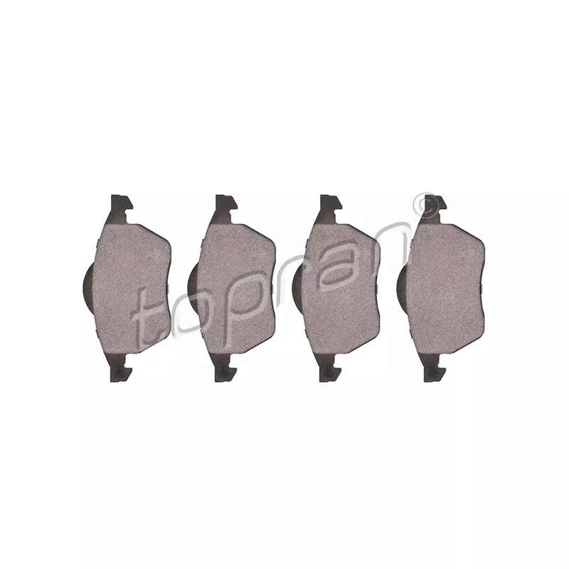 Jeu de 4 plaquettes de frein avant TOPRAN 103 587