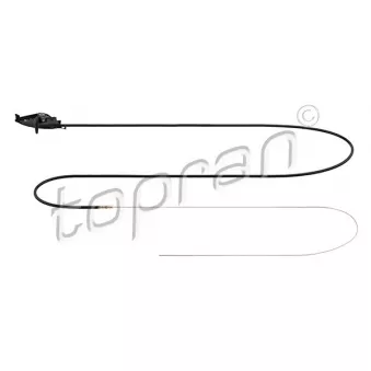 Tirette de capot moteur TOPRAN