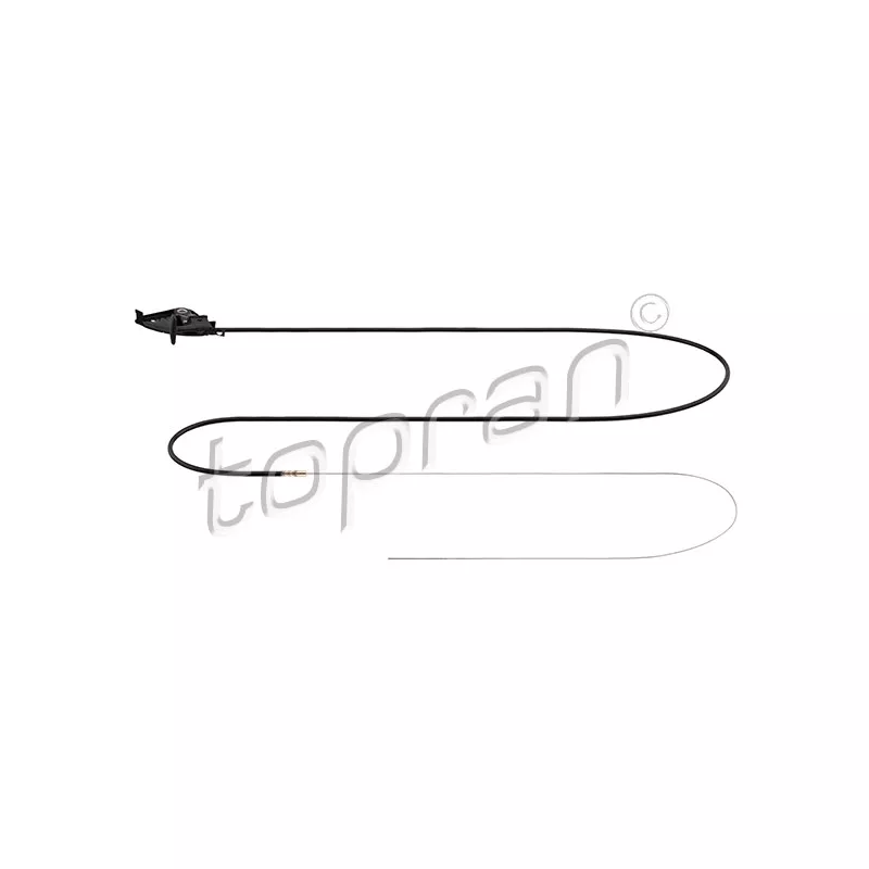 Tirette de capot moteur TOPRAN 103 707