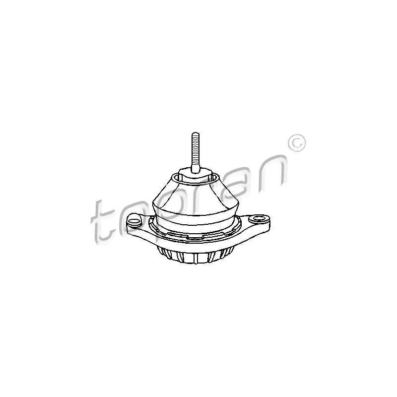 Support moteur TOPRAN 104 399