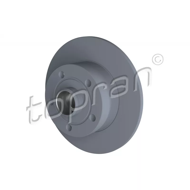 Jeu de 2 disques de frein arrière TOPRAN 104 436