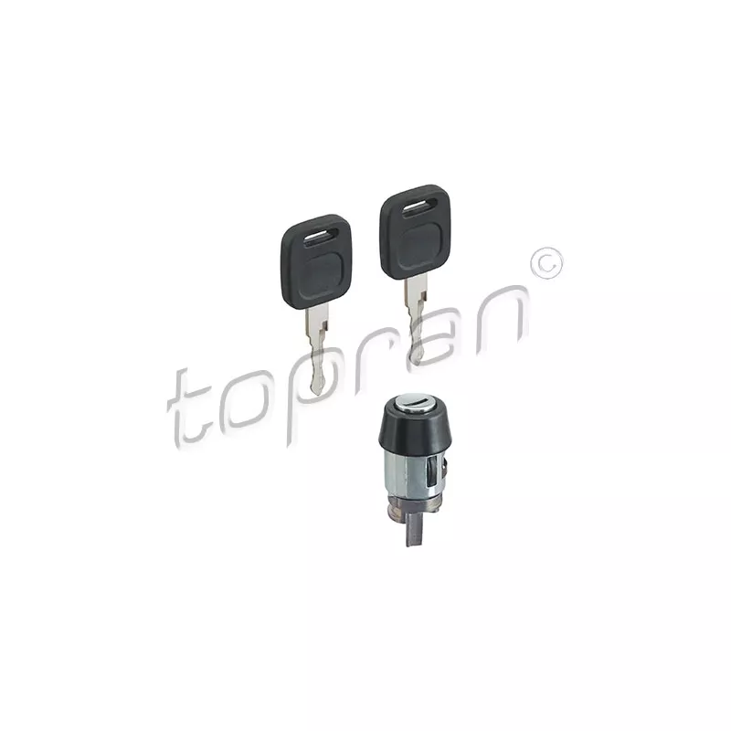 Cylindre de fermeture, serrure de contact d'allumage TOPRAN 107 090