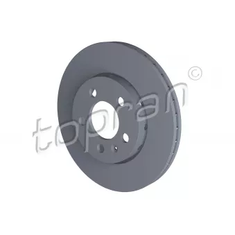 Jeu de 2 disques de frein avant TOPRAN 107 680