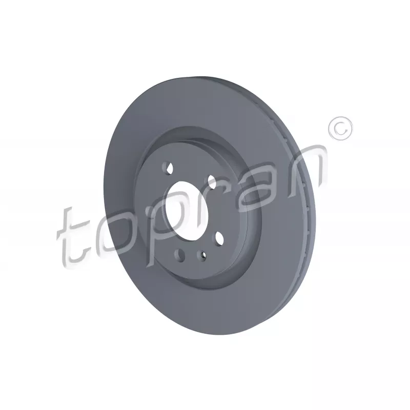 Jeu de 2 disques de frein avant TOPRAN 107 681
