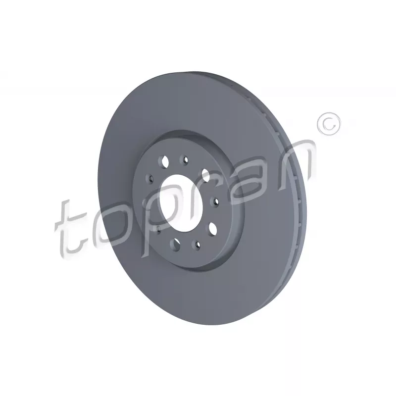 Jeu de 2 disques de frein avant TOPRAN 107 682