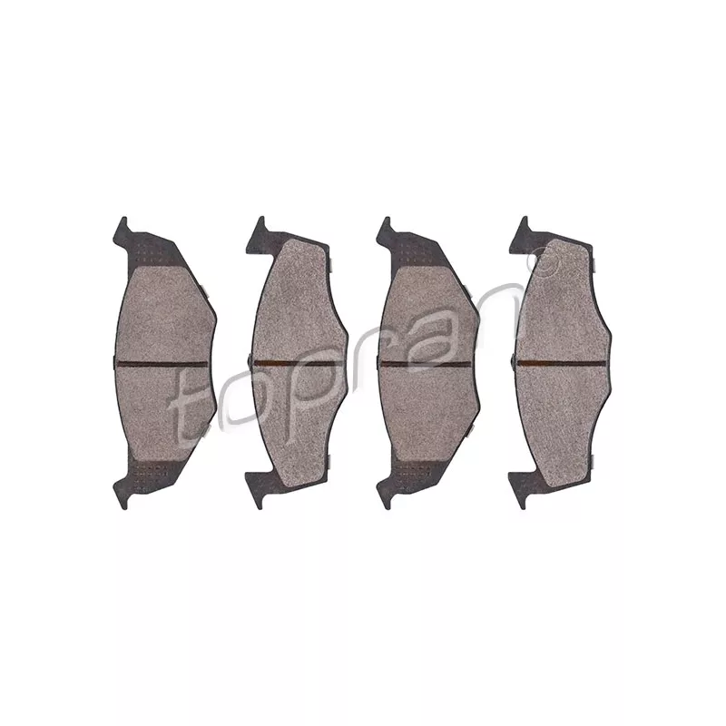 Jeu de 4 plaquettes de frein avant TOPRAN 108 506