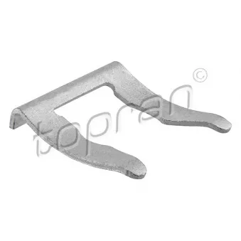 Support, flexible de frein TOPRAN 108 716