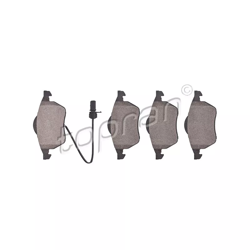 Jeu de 4 plaquettes de frein avant TOPRAN 108 804
