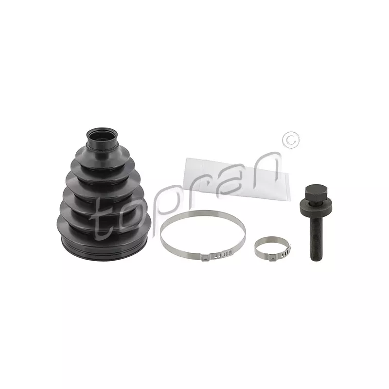 Jeu de joints-soufflets, arbre de commande TOPRAN 109 415