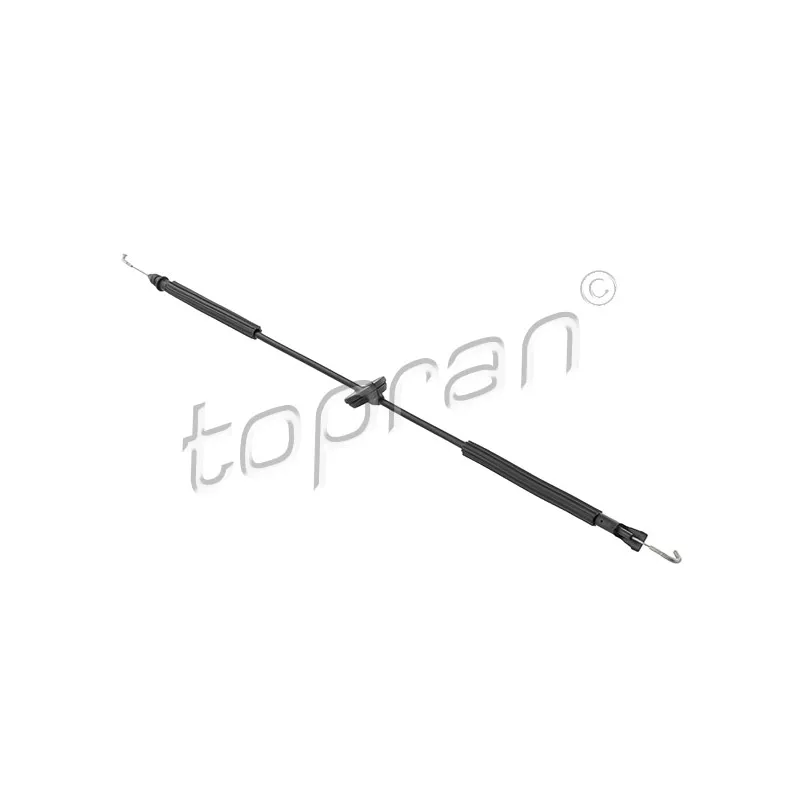 Tirette à câble, déverrouillage porte TOPRAN 109 450