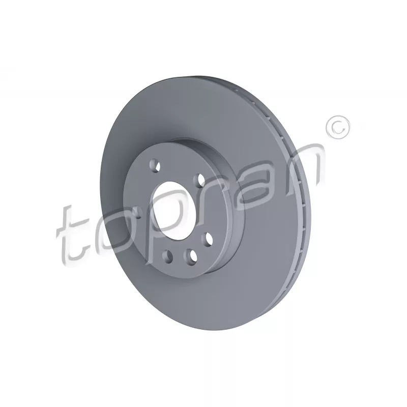 Jeu de 2 disques de frein avant TOPRAN 109 523