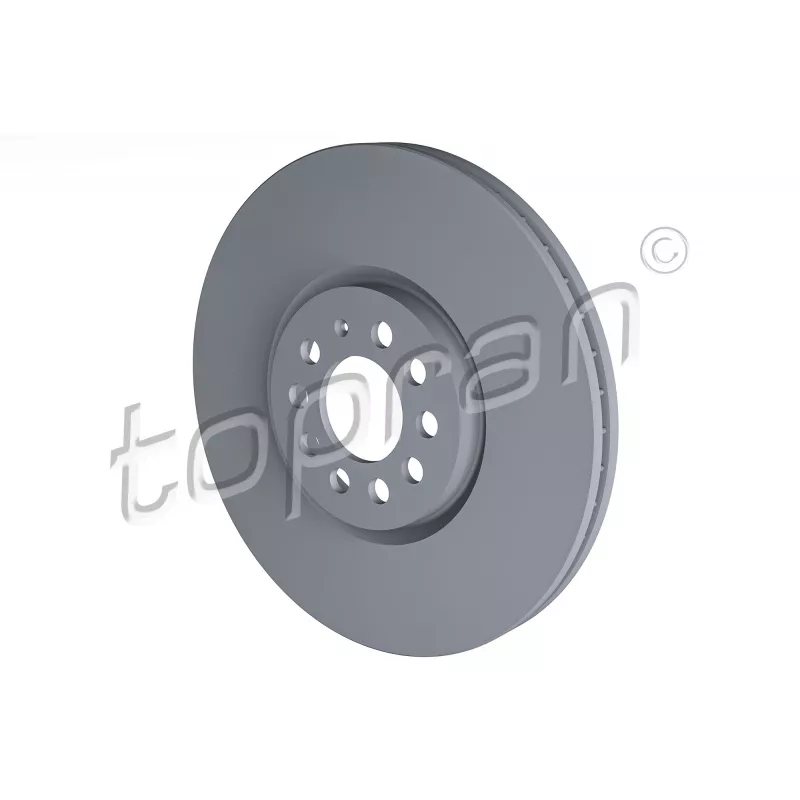 Jeu de 2 disques de frein avant TOPRAN 109 524