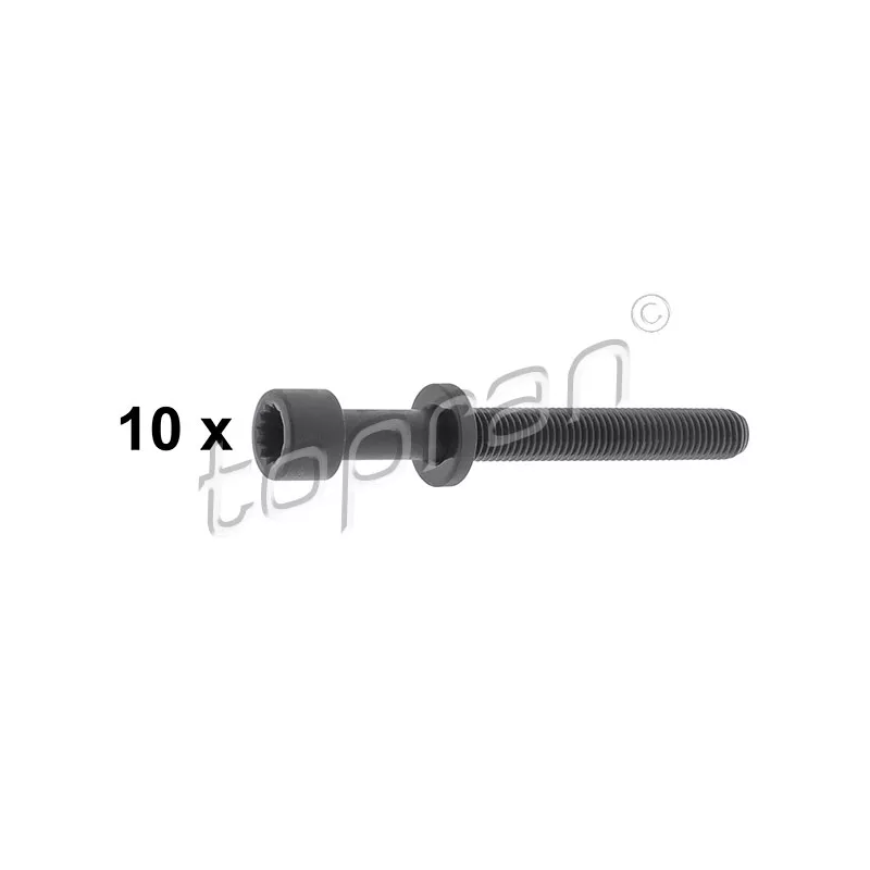 Jeu de boulons de culasse de cylindre TOPRAN 109 546