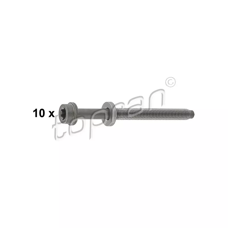 Jeu de boulons de culasse de cylindre TOPRAN 109 547