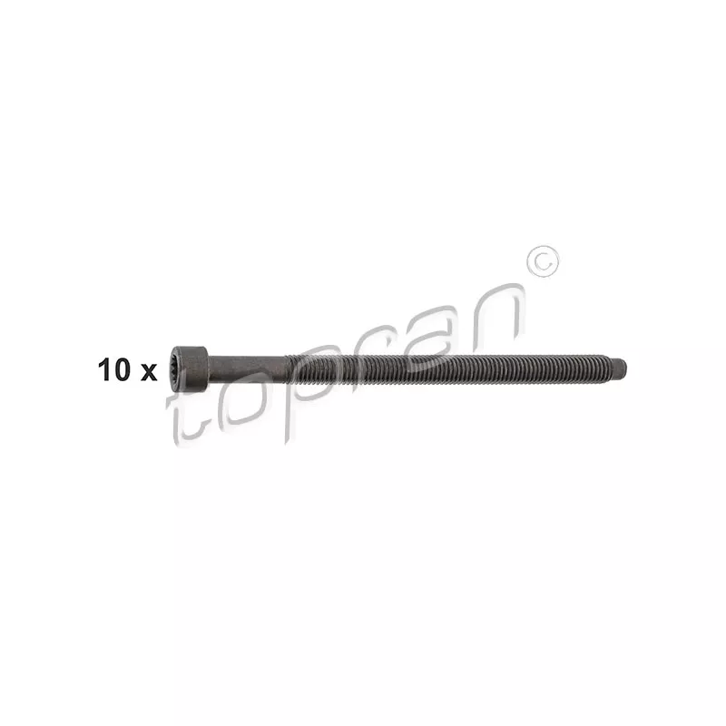 Jeu de boulons de culasse de cylindre TOPRAN 109 676