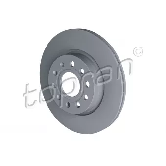 Jeu de 2 disques de frein avant TOPRAN 110 074