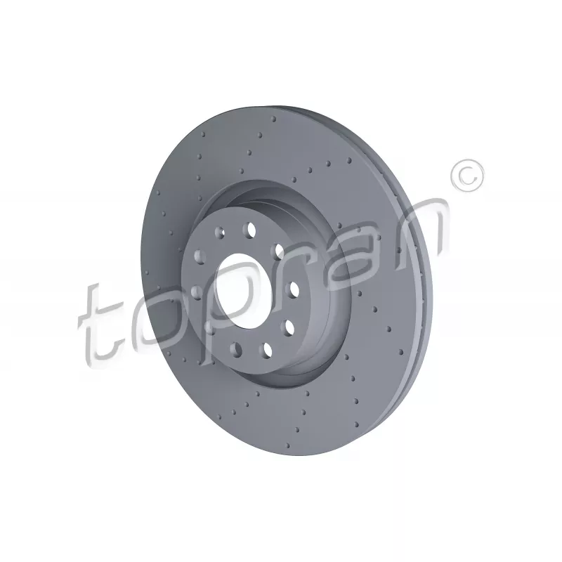 Jeu de 2 disques de frein avant TOPRAN 110 310