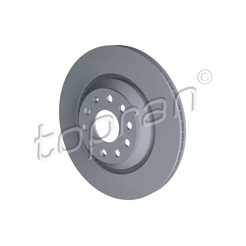 Jeu de 2 disques de frein arrière TOPRAN 110 418