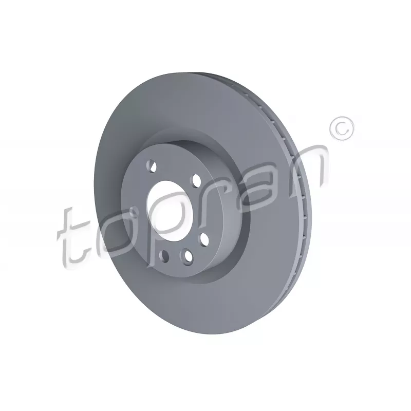 Jeu de 2 disques de frein avant TOPRAN 110 429