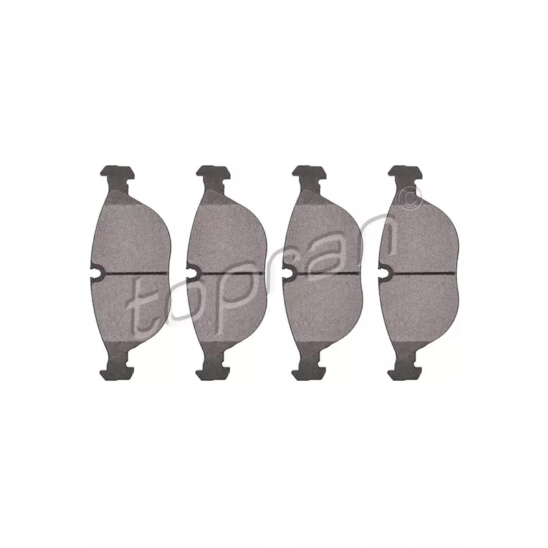 Jeu de 4 plaquettes de frein avant TOPRAN 110 538