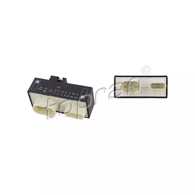 Commande, ventilateur électrique (refroidissement du moteur) TOPRAN 110 825
