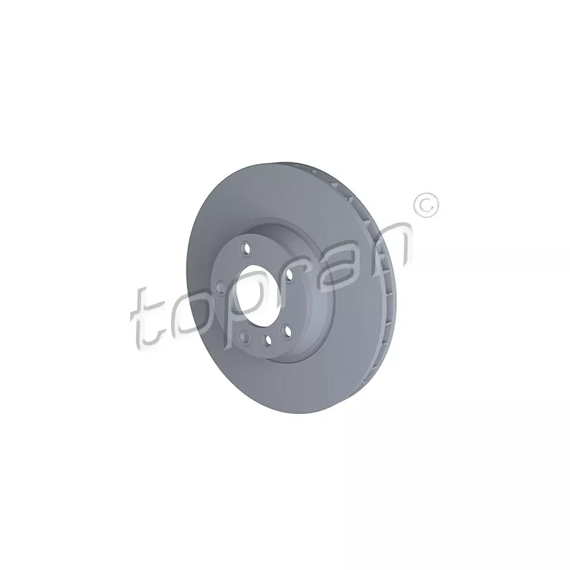 Disque de frein avant droit TOPRAN 111 289