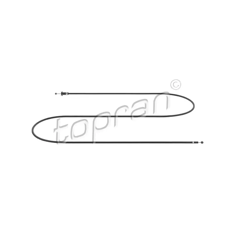 Tirette de capot moteur TOPRAN 112 159