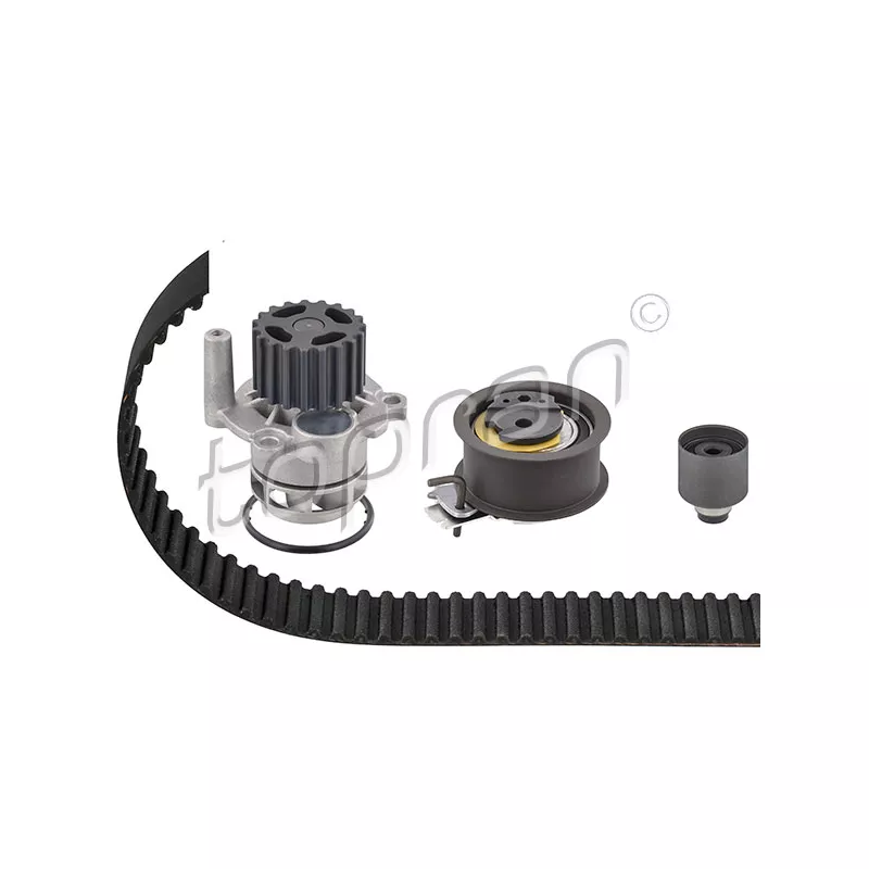 Pompe à eau + kit de courroie de distribution TOPRAN 112 972