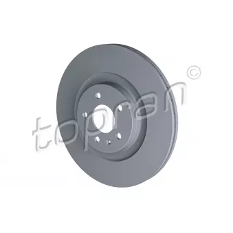 Jeu de 2 disques de frein avant TOPRAN 113 008