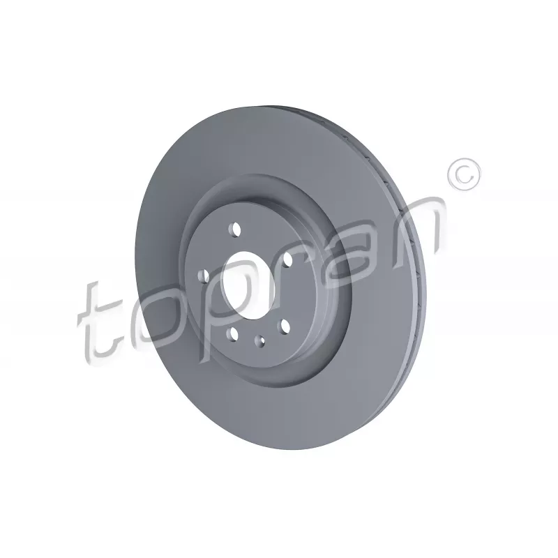 Jeu de 2 disques de frein avant TOPRAN 113 008