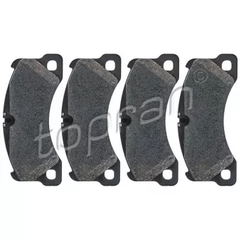Jeu de 4 plaquettes de frein avant TOPRAN 113 811