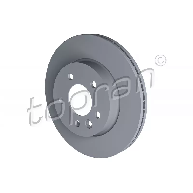 Jeu de 2 disques de frein avant TOPRAN 114 024