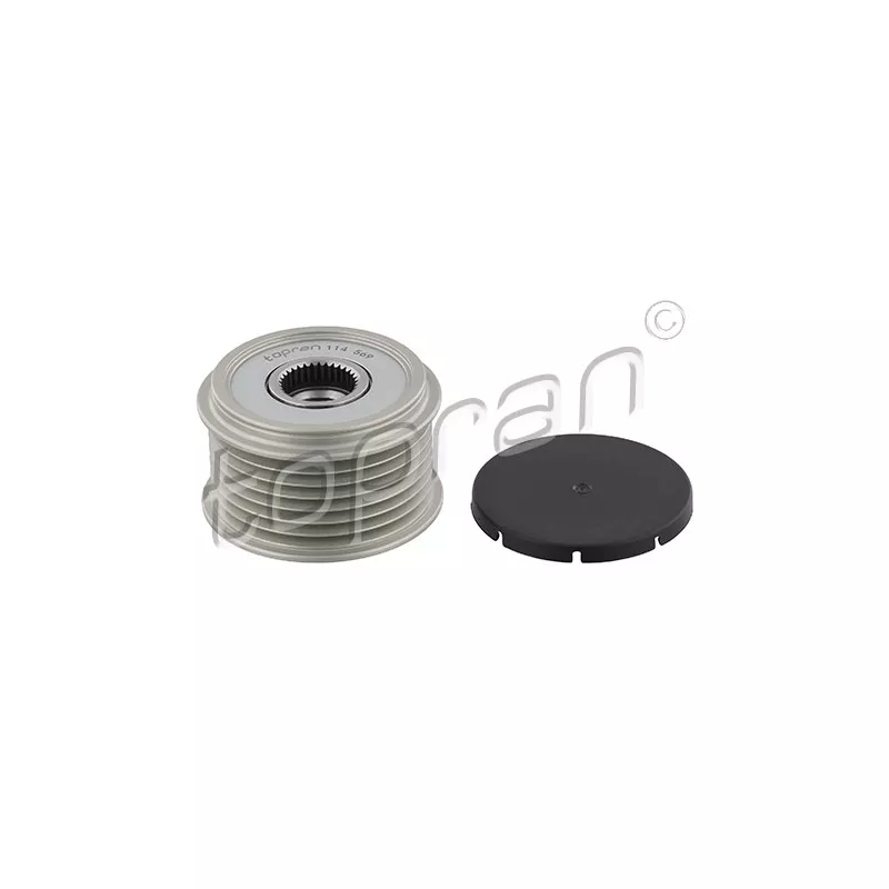 Poulie roue libre, alternateur TOPRAN 114 569
