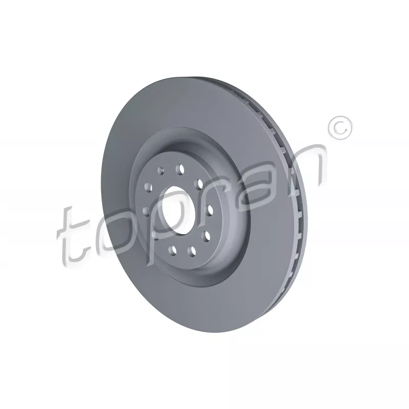 Jeu de 2 disques de frein avant TOPRAN 114 839
