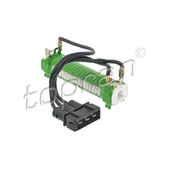 Résistance de série, moteur électrique-ventilateur du radiat TOPRAN 115 557